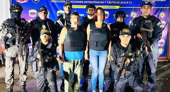 En operación conjunta Cicpc, GNB y PNB logran liberación de dos personas secuestradas