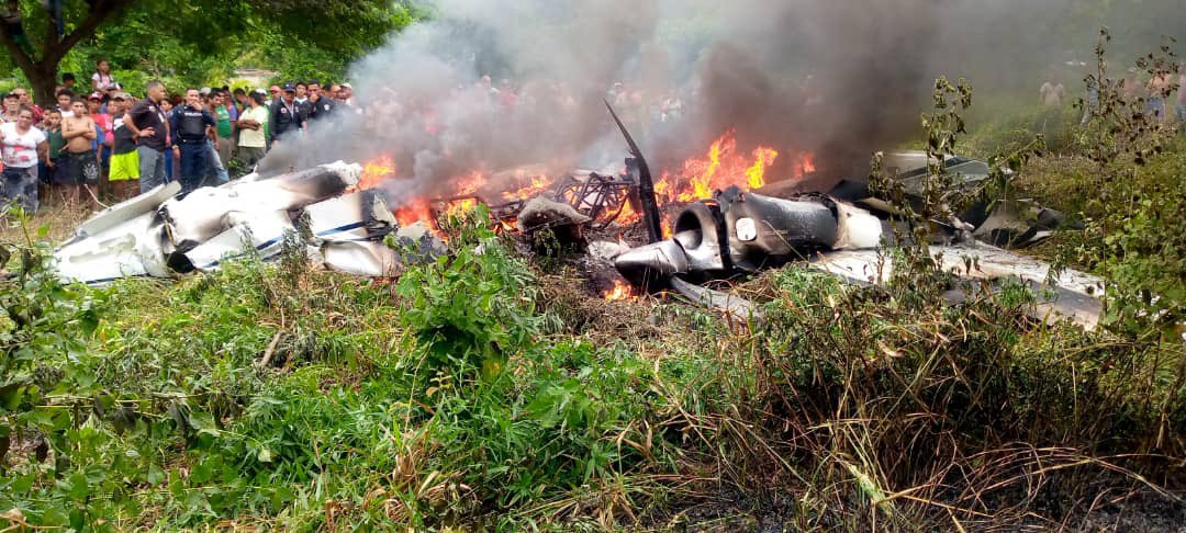 Avioneta se estrelló en Yaritagua