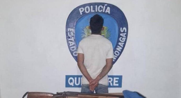 Detenido en Cachipo por agredir y amenazar con una escopeta a su pareja