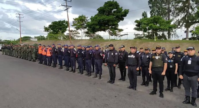 Más de 200 efectivos desplegados en 5 parroquias de Maturín