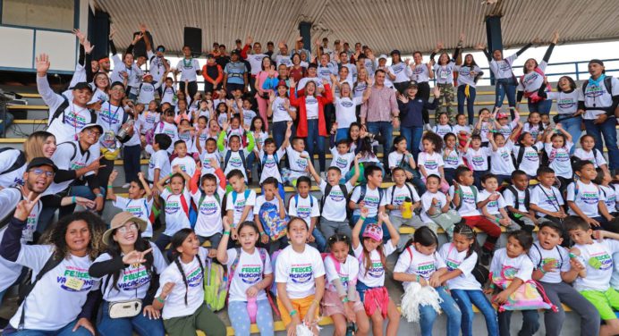Más de 800 niños participan en el plan Felices vacaciones 2023 de la Gobernación