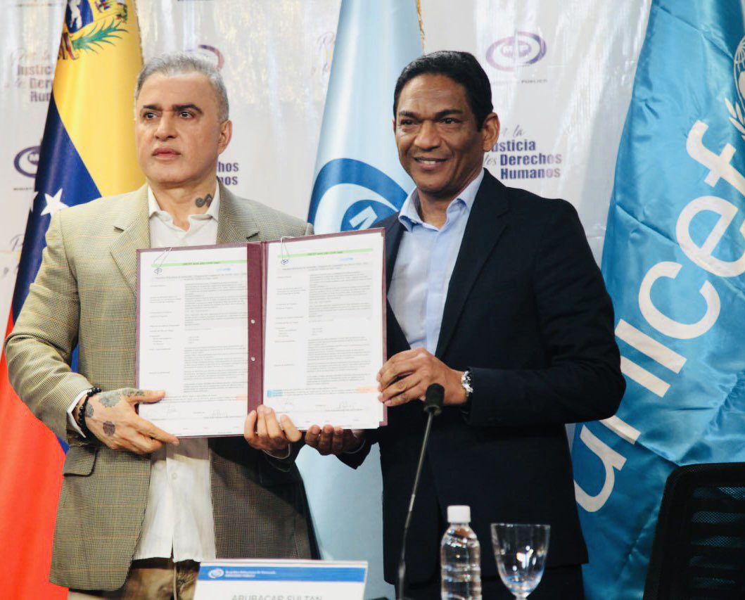 Ministerio Público y Unicef firman acuerdo