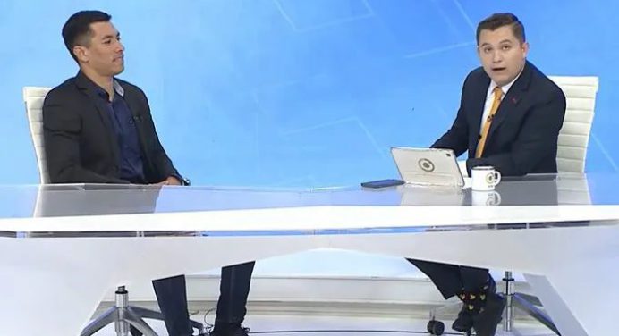 Presentador de Globovisión y un diputado del Psuv se dieron con todo en vivo