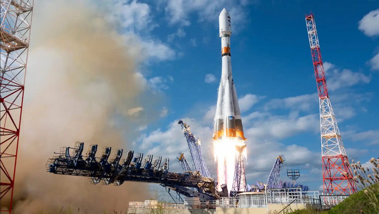 Rusia lanzó cohete que llegará a la Luna el 21 de agosto