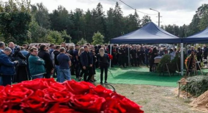 Jefe del Grupo Wagner fue enterrado en el cementerio de su ciudad natal