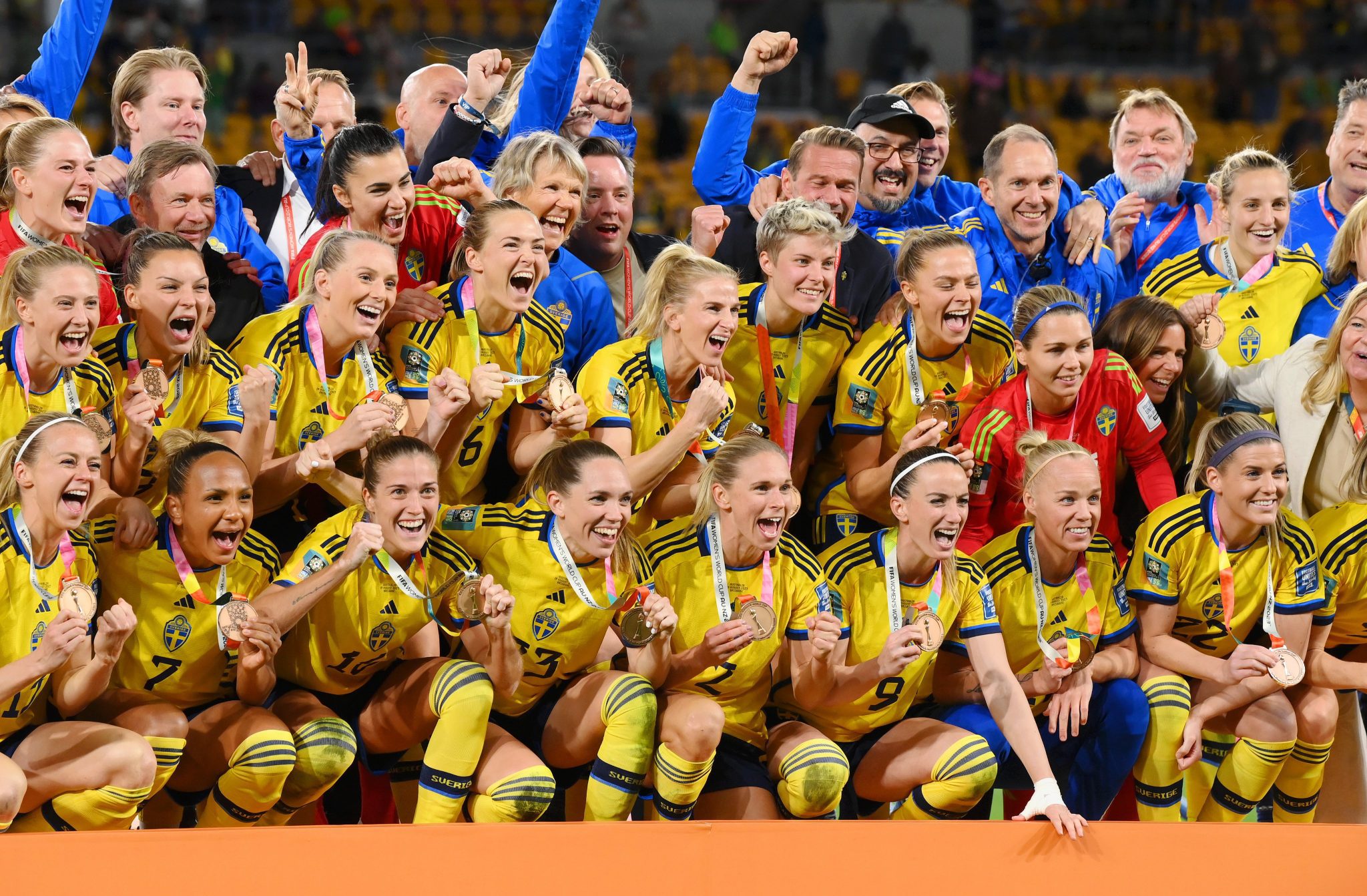 Suecia derrota a Australia 2-0 y se queda con el tercer lugar del Mundial