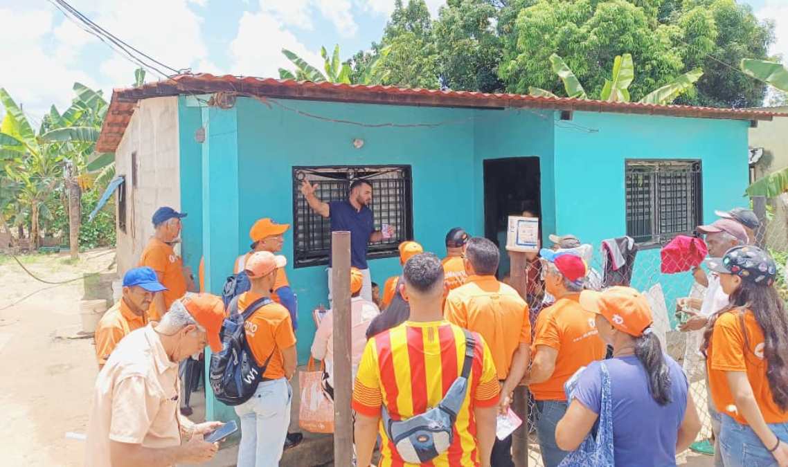 Voluntad Popular se desplegó en Punta de Mata
