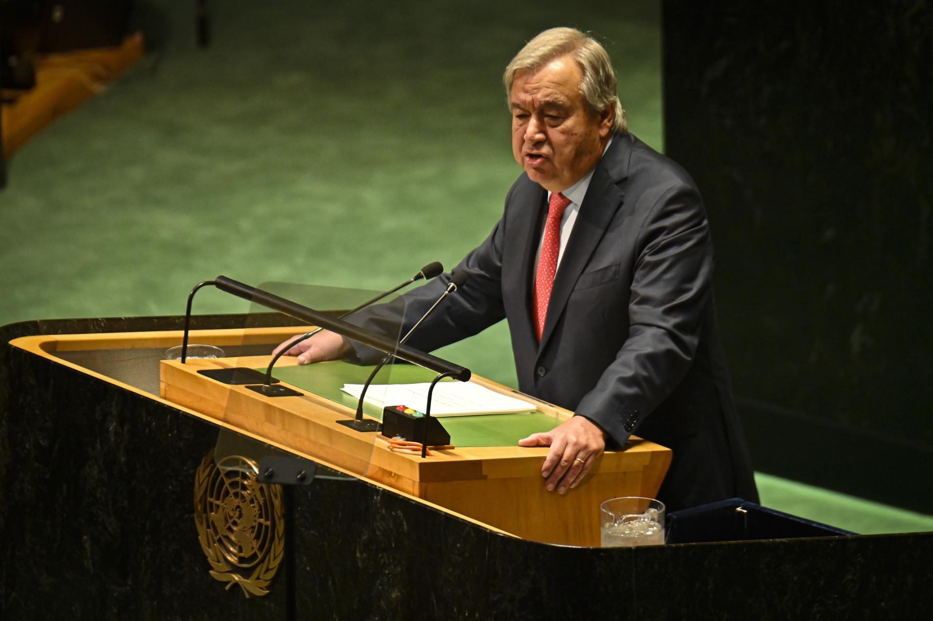 Antonio Guterres: «abrimos puertas del infierno»