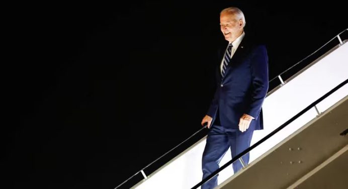 Biden arriba a India para participar en la cumbre del G20