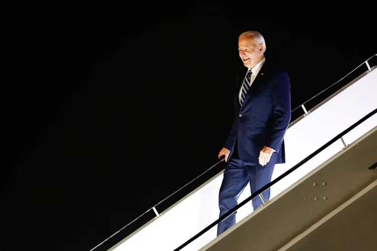 Biden arriba a India para participar en la cumbre del G20