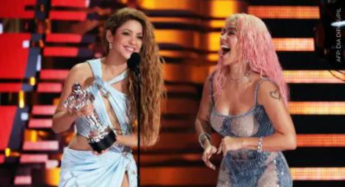 Colombia triunfa en los MTV 2023 gracias a Shakira y Karol G