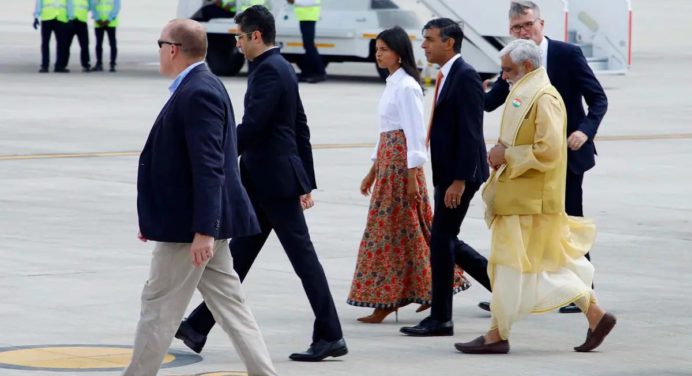 Comienzan a llegar los líderes del G20 a Nueva Delhi para una cumbre de dos días