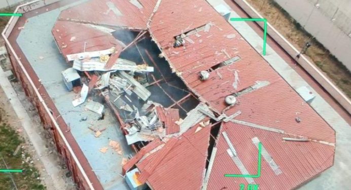 Daño severo por dron explosivo registra cárcel de máxima seguridad de Ecuador