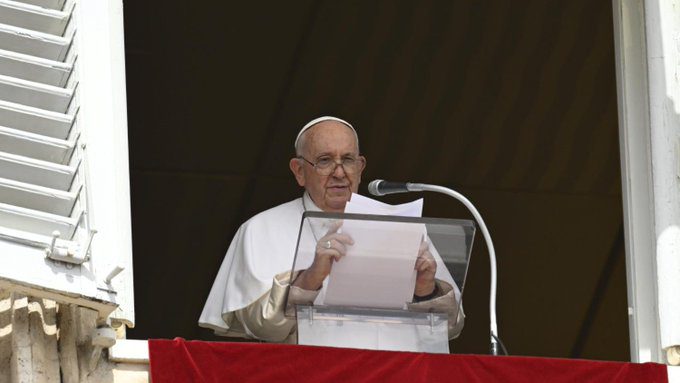 Esto dijo el Papa Francisco sobre el "perdón" y el "odio" durante el rezo del Ángelus (+video)