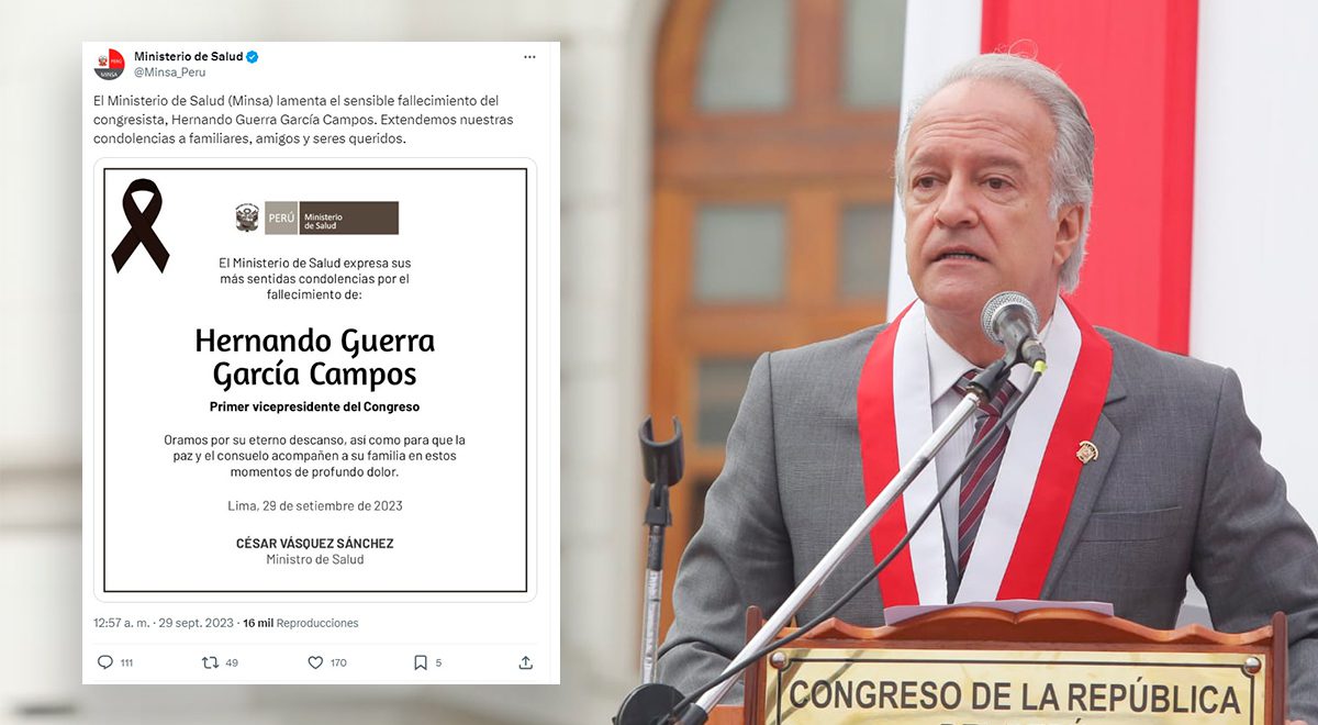 Vicepresidente del Congreso de Perú Hernando Guerra