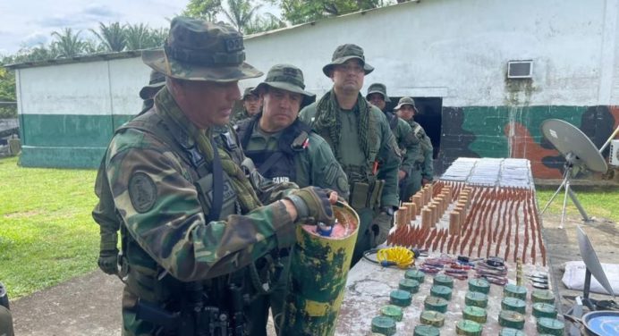 FANB desarticula seis campamentos de narcotraficantes colombianos