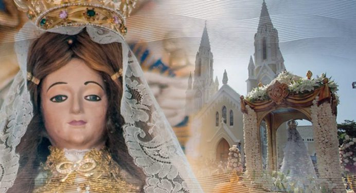 Feligreses celebran 112 años de coronación de la Virgen del Valle