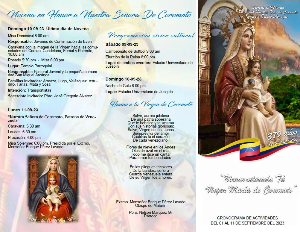 feligresia homenajea a la virgen de coromoto patrona de venezuela laverdaddemonagas.com flyer1313