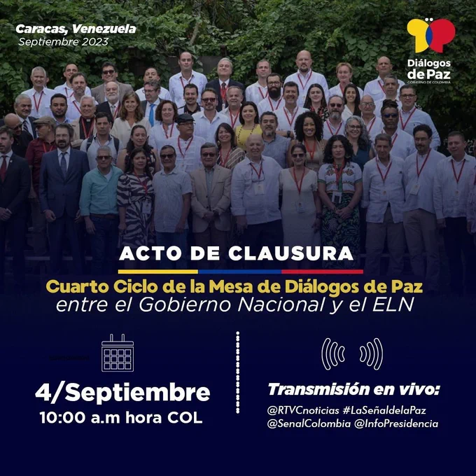 gobierno de colombia y eln culmina en caracas cuarto ciclo de la mesa de dialogos de paz laverdaddemonagas.com dialogos de paz