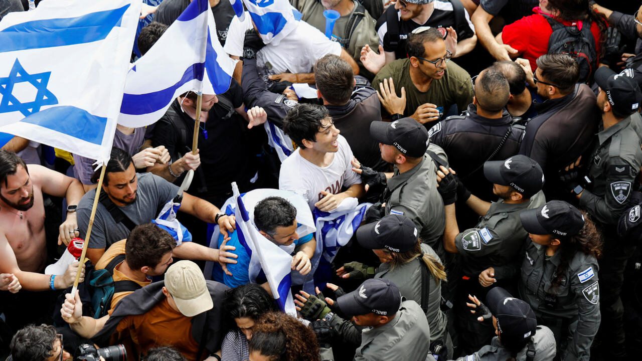 israel colapsado por protestas mas de 100 000 personas salen en rechazo a netanyahu laverdaddemonagas.com protestas en israel