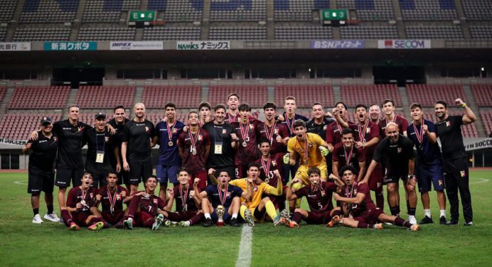 La Vinotinto Sub-17 se tituló en la International Youth en Niigata