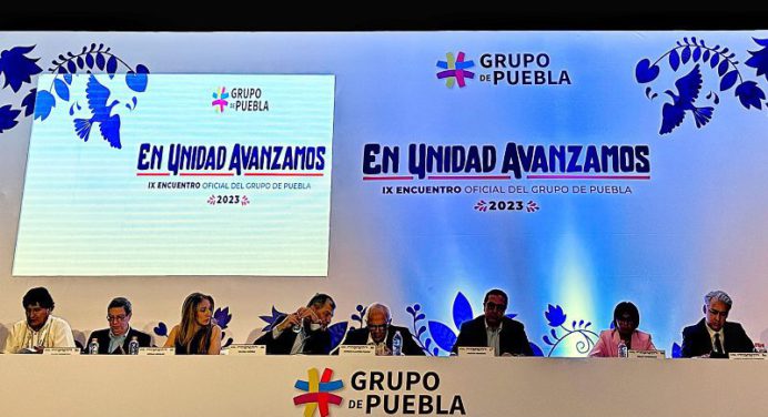 Vicepresidenta de Venezuela insta al Grupo de Puebla a rechazar sanciones ilegales a los pueblos