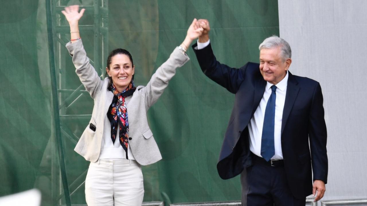 López Obrador entregará "bastón de mando" de Morena a a Claudia Sheinbaum