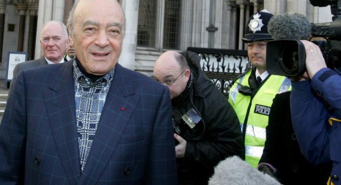 Muere el multimillonario Mohamed Al Fayed, padre de la última pareja de Lady D