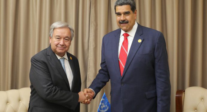 Presidente Nicolás Maduro y António Guterres se reúnen en Cuba