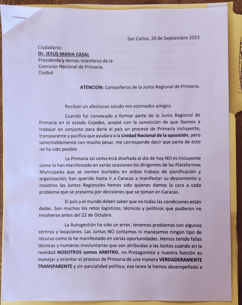 renuncia tambien presidente de junta regional de primaria en cojedes laverdaddemonagas.com carta de jose gregorio landaeta1.globovision