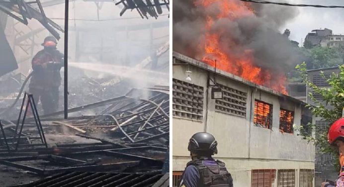 Sofocado incendio en un galpón de Mariche