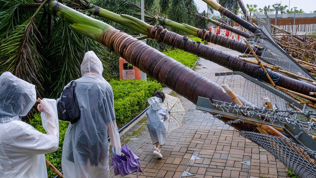 Tifón Saola amenaza al sur de China