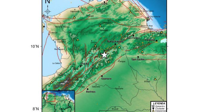 Tres temblores angustiaron a los vecinos de Barquisimeto, El Tocuyo y Curarigua