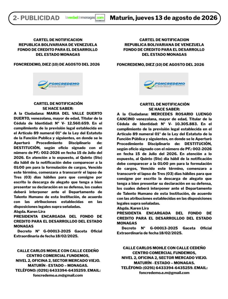 CONVOCATORIAS 5 1