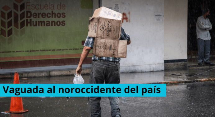 ¡Alerta! Vaguada al noroccidente de Venezuela con fuertes lluvias