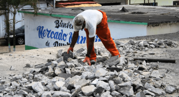 Arrancó rehabilitación del mercado de Punta de Mata