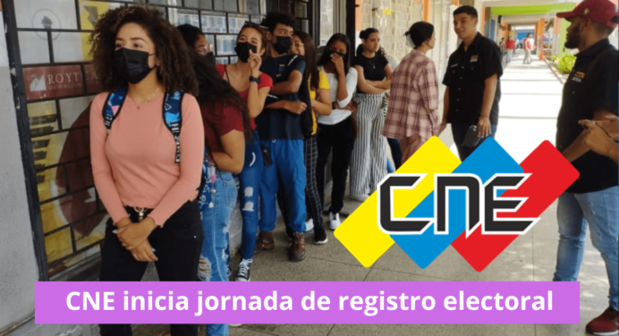 ¡Atención nuevos votantes! CNE realiza jornada especial de Registro Electoral este sábado 7 de octubre