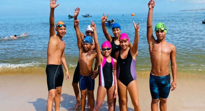Atletas monaguenses destacaron en el Nacional de Aguas Abiertas celebrado en Cumaná