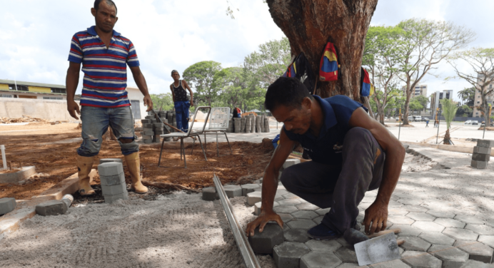 Avanzan obras en el Polideportivo de Maturín y la avenida Raúl Leoni