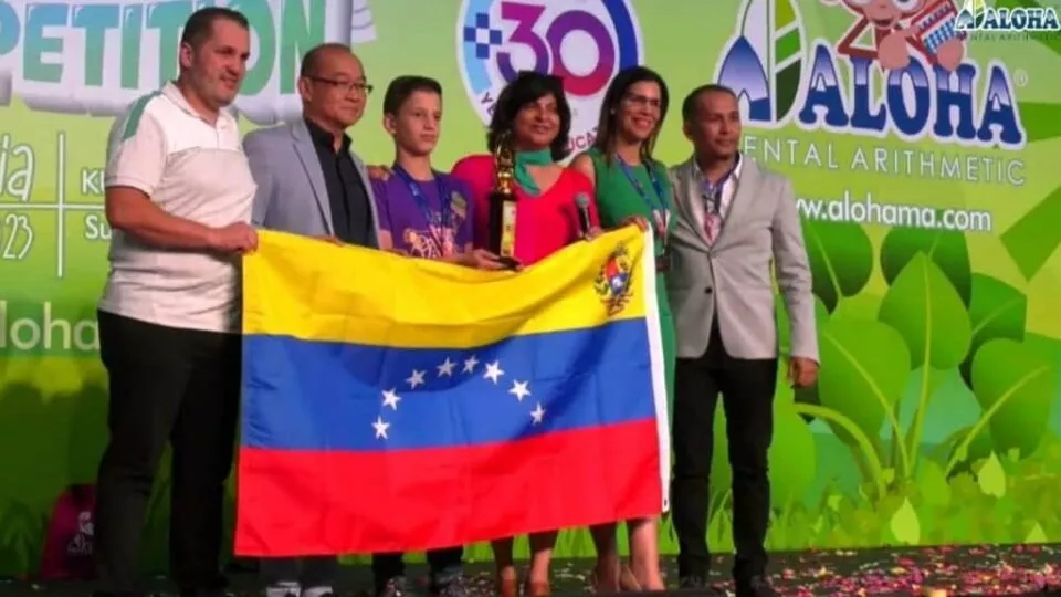 Venezolano de 12 años se titula Campeón Mundial de Aritmética Mental