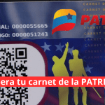 Carnet de la PATRIA perdido