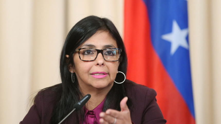 Delcy Rodríguez acusa a Guyana y EEUU