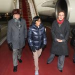 Delcy Rodríguez vicepresidenta de Venezuela llegó a Rusia