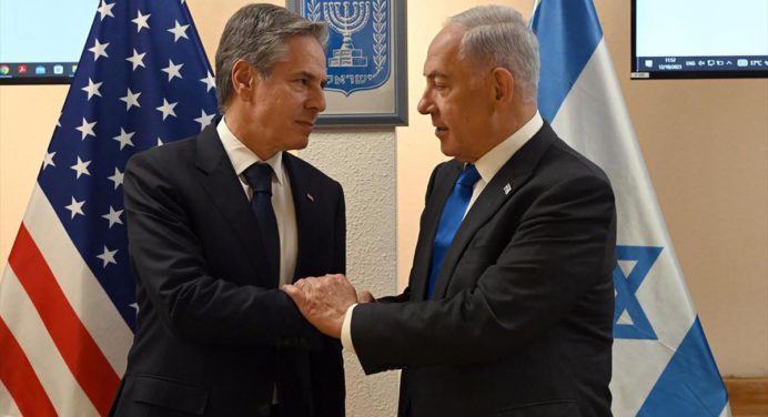 Estados Unidos ratifica su apoyo a Israel con visita del secretario de Estado Antony Blinken