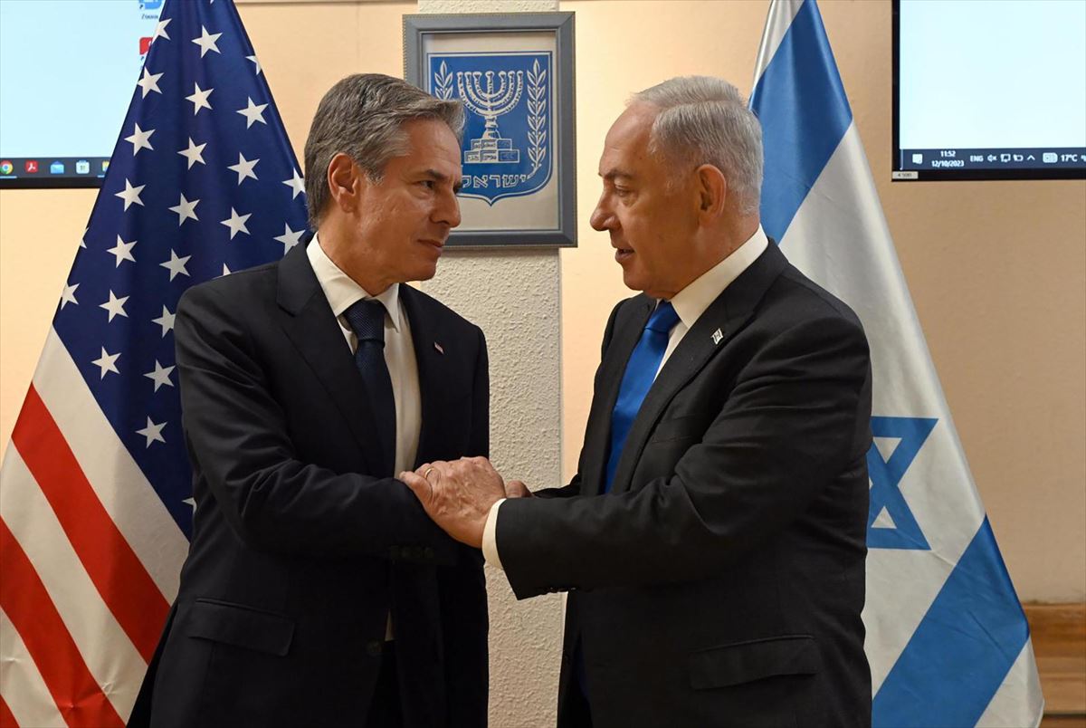 Antony Blinken ratifica a Netanyahu respaldo de EEUU a Israel