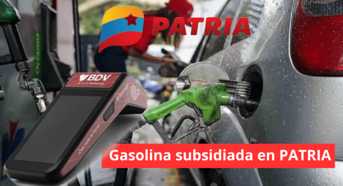 ¡Gasolina subsidiada en PATRIA! ¿No has registrado tu vehículo? ¡Hazlo ya! ¿Cómo? en 4 pasos