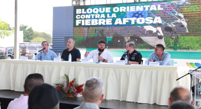 Gobernador Luna instaló Bloque oriental contra la fiebre aftosa