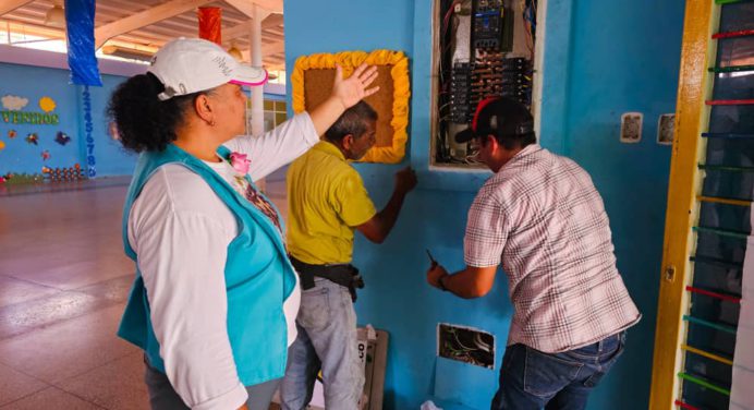 Gotita de amor está reforzando sistema eléctrico en el CEI José Tadeo Monagas