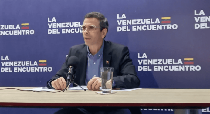 Henrique Capriles declinó su candidatura a la elección primaria del 22 de octubre