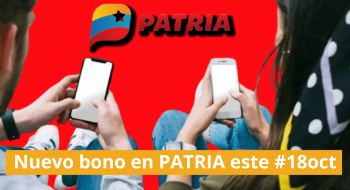 Hoy inicia la entrega de un nuevo bono en PATRIA y su monto es de Bs.193